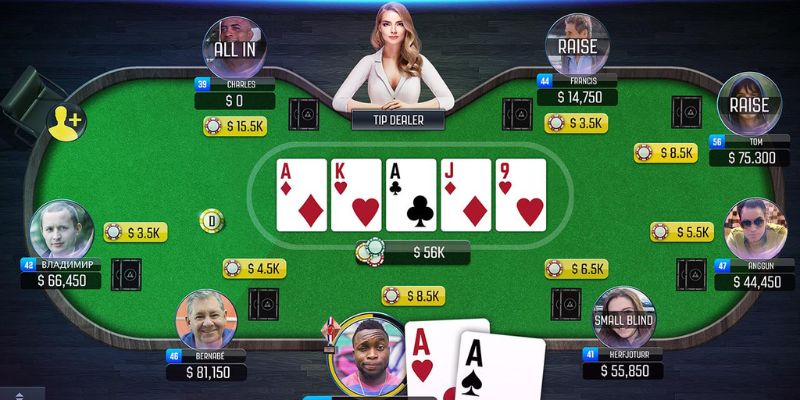 Điều kiện nạp tiền Poker